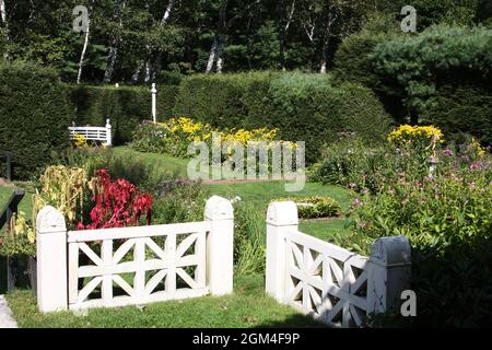 USA, New Hampshire, Saint Gaudens National Historical Park, Haus, Gärten, Skulptur, Ssculptor, Stockfoto