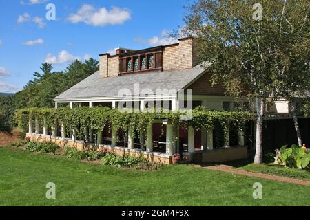 USA, New Hampshire, Saint Gaudens National Historical Park, Haus, Gärten, Skulptur, Ssculptor, Stockfoto