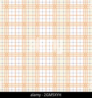 Karierte Karierte Karierte Textur. Schartes nahtloses Vektormuster. Geometrischer quadratischer Hintergrund. Stock Vektor
