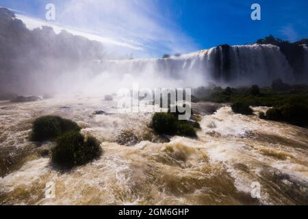 Iguzu fällt in Brasilien Stockfoto