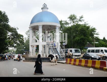 Statue von Dr. Babasaheb Ambedkar auf der Moledina Rd. In Pune, Indien. Stockfoto