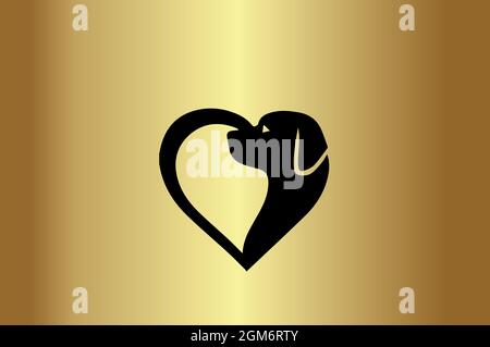 Educational elegantes Logo anfängliches Design Logo Vektor Stock Vektor