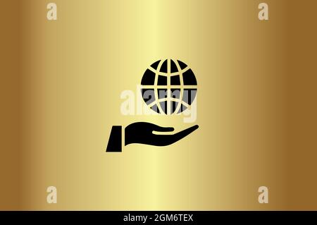 Educational elegantes Logo anfängliches Design Logo Vektor Stock Vektor