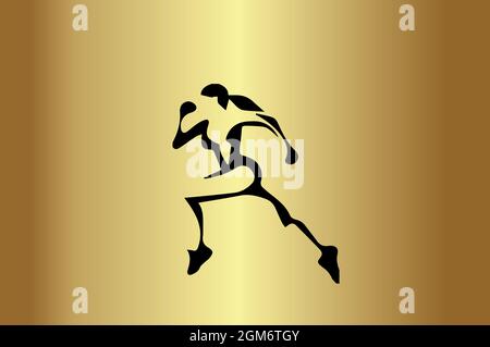 Educational elegantes Logo anfängliches Design Logo Vektor Stock Vektor