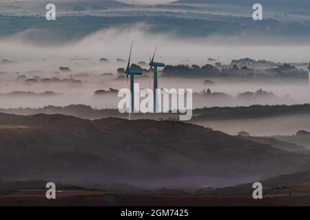 Anglesey Windfarm Stockfoto