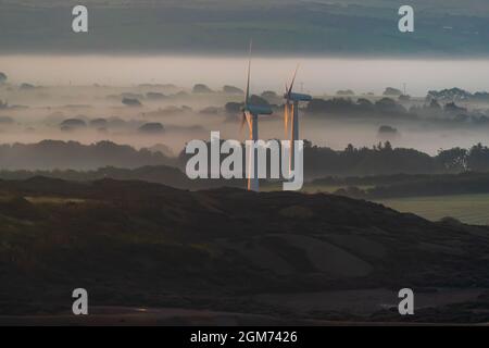 Anglesey Windfarm Stockfoto
