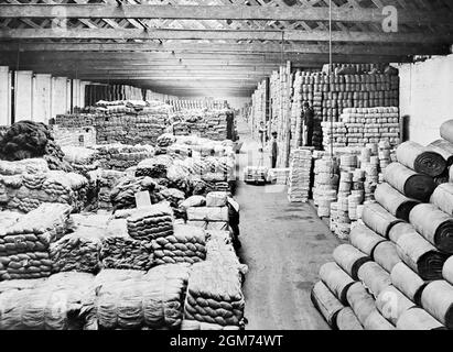 The Belfast Ropework Company Ltd., Belfast, Irland, viktorianische Zeit Stockfoto