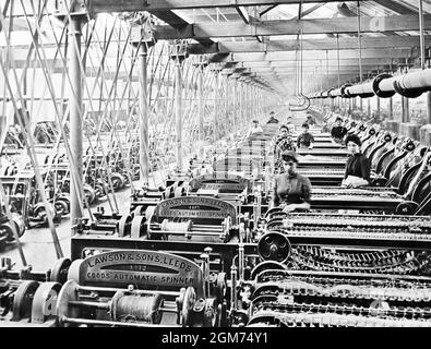 The Belfast Ropework Company Ltd., Belfast, Irland, viktorianische Zeit Stockfoto