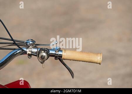 Historisches Moto Guzzi GT 16 Motorrad, 500 ccm datiert 1931, Lenker Stockfoto