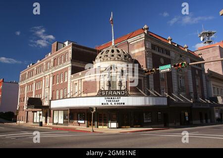 Shreveport, Louisiana: Das historische Strand Theatre befindet sich in der Innenstadt von Shreveport Stockfoto