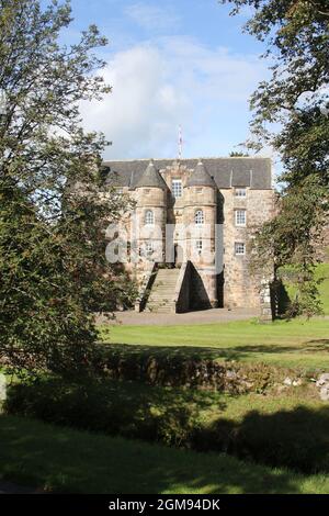 Rowallan Castle, Ayrshire, Schottland, Großbritannien 16. September 2021 Stockfoto