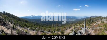Wanderung von Zwercheck zum Grossen Osser Stockfoto