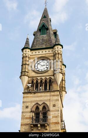 Markthalle-Uhrturm, Darlington, County Durham, England. Stockfoto