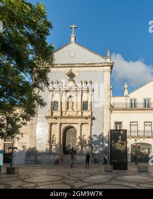 Kirche Misericórdia de Aveiro im alten Stadtzentrum von Aveiro, Portugal Stockfoto