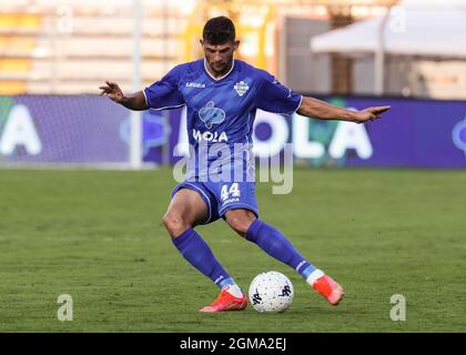 Como 17-09-2021 Stadio Giuseppe Sinigaglia Campionato Serie BKT 2021/22 Como - Frosinone nella foto: Nikolas Ioannou Calcio Como foto Antonio Saia -Kines Milano Stockfoto