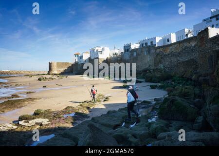 Asilah, Marokko, Afrika. Stockfoto