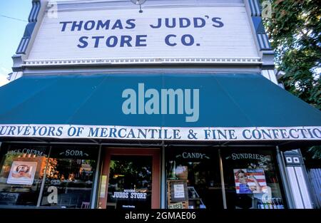 Thomas Judd's Store, altmodischer Süßwarenladen, Green Gate Village Inn, St. George, Utah, USA Stockfoto