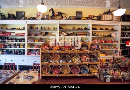 Thomas Judd's Store, altmodischer Süßwarenladen, Green Gate Village Inn, St. George, Utah, USA Stockfoto