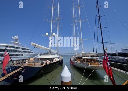 Die Bay Area, in der der berühmte LV America's Cup, San Francisco, CA, ausgetragen wird Stockfoto