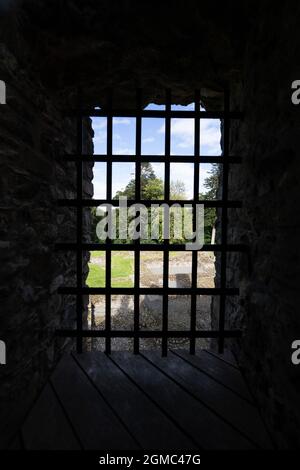 Frühling Zeit Schuss von Huntly Castle, Huntly, Moray Firth, Schottland Stockfoto