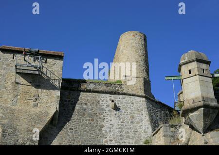 Mont-Louis ist ein UNESCO-Weltkulturerbe im Département Pyrenees-Orientales in der Region Oskitanien, Frankreich Stockfoto