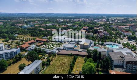 Bad Füssing, Therme in Niederbayern, von oben Stockfoto