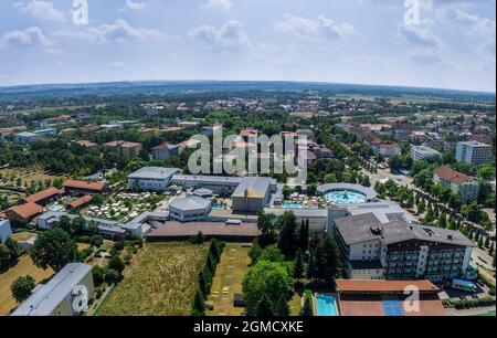 Bad Füssing, Therme in Niederbayern, von oben Stockfoto