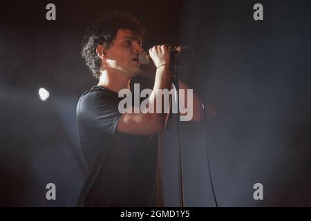 Bologna, Italien. 17. September 2021: Giorgio Quarzo Guarascio spielt live in Bologna anlässlich seiner „Sopralluogo Tour“. Bild: Carlo Vergani/Medialys Images/Alamy Live News