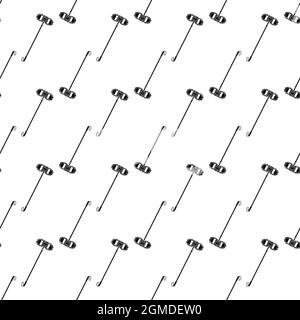 Reinigung Mopp Muster nahtlose Hintergrund Textur wiederholen Tapete geometrischen Vektor Stock Vektor