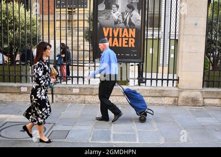 Paris, Frankreich. September 2021. Vivian Maier-Ausstellung im luxemburgischen Museum in Paris, Frankreich am 17. September 2021 (bis 16. Januar 2022) Foto von Lionel Urman/ABACAPRESS.COM Quelle: Abaca Press/Alamy Live News Stockfoto
