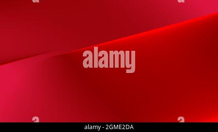 Hintergrund abstrakt 8K rote Wellen Linien Kurven Verlauf Stockfoto