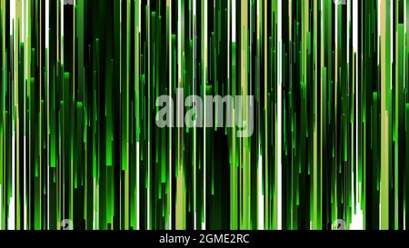 Hintergrund abstrakt 8K grün schwarz weiß Streifen Balken Rastermuster Stockfoto
