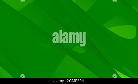 Hintergrund abstrakt 8K grün hellgrün dunkelgrün Wellen Linien Kurven Verlauf Stockfoto