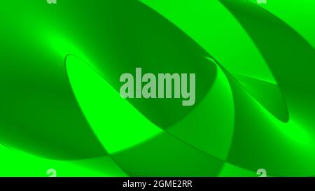 Hintergrund abstrakt 8K grün hellgrün dunkelgrün Wellen Linien Kurven Verlauf Stockfoto