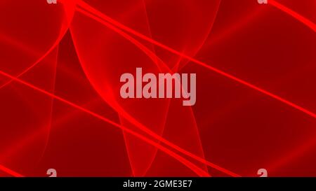 Hintergrund abstrakt 8K rote Wellen Linien Kurven Verlauf Stockfoto