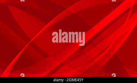 Hintergrund abstrakt 8K rote Wellen Linien Kurven Verlauf Stockfoto