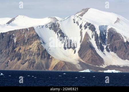 Eisberge in der Antarktis, Marguerite Bay, Antarktische Halbinsel Stockfoto