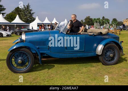 1929 großer Sport Tourer des Typs 40 von butti beim Concours d’Elegance, der am 5. September 2021 im Blenheim Palace stattfand Stockfoto