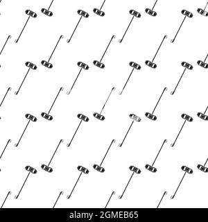 Reinigung Mopp Muster nahtlose Hintergrund Textur wiederholen Tapete geometrischen Vektor Stock Vektor