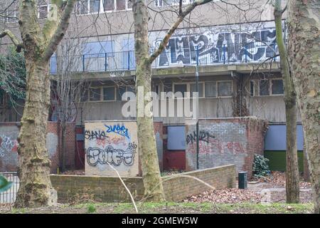 Highgate Estate, Southwark, South London, England, Großbritannien. Stockfoto