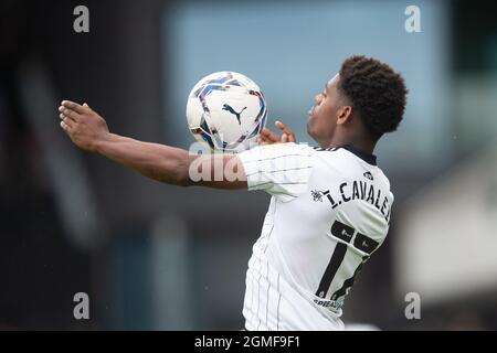 London, Großbritannien. September 2021. Ivan Cavaleiro aus Fulham während des Spiels der EFL Sky Bet Championship zwischen Fulham und Reading im Craven Cottage, London, England am 18. September 2021. Foto von Salvio Calabrese. Nur zur redaktionellen Verwendung, Lizenz für kommerzielle Nutzung erforderlich. Keine Verwendung bei Wetten, Spielen oder Veröffentlichungen einzelner Clubs/Vereine/Spieler. Kredit: UK Sports Pics Ltd/Alamy Live Nachrichten Stockfoto