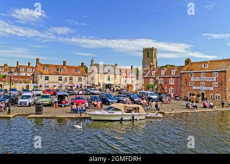 River Frome in Wareham, Isle of Purbeck, Dorset, England. Stockfoto