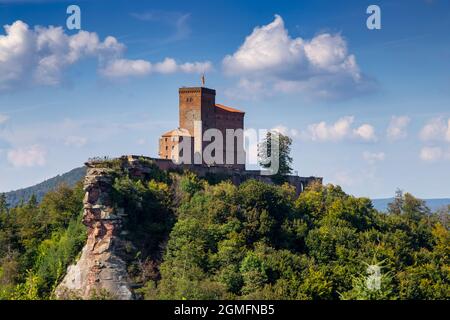 Schloss Trifels in Annweiler (Rheinland-Pfalz, Deutschland) Stockfoto