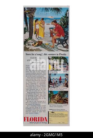 „The Saturday Evening Post“, 18. Mai 1957, Zeitschriftenwerbung, USA Stockfoto