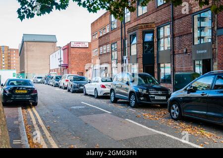 Der West HAM united Supporters Club in der grünen Straße ist dauerhaft geschlossen Stockfoto