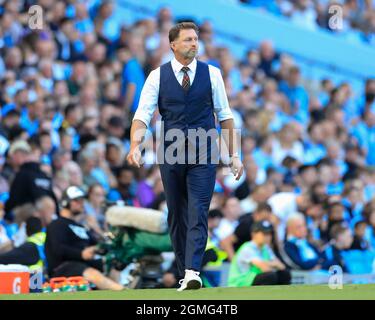 Ralph Hasenhuttl der Southampton-Manager am Spielfeldrand Stockfoto