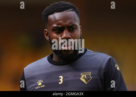 Carrow Road, Norwich, Großbritannien. September 2021. Premier League Football Norwich City versus Watford; Danny Rose of Watford Credit: Action Plus Sports/Alamy Live News Stockfoto