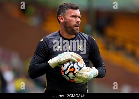 Carrow Road, Norwich, Großbritannien. September 2021. Premier League Football Norwich City versus Watford; Ben Foster of Watford Credit: Action Plus Sports/Alamy Live News Stockfoto