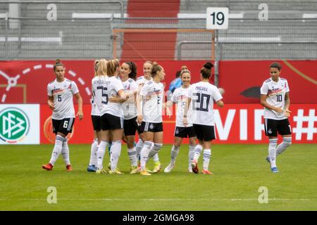 Cottbus, Deutschland. September 2021. Vor dem WM-Qualifikationsspiel zwischen Deutschland und Bulgarien im Stadion der Freundschaft am 18. September 2021 in Cottbus, Deutschland Quelle: SPP Sport Pressefoto. /Alamy Live News Stockfoto