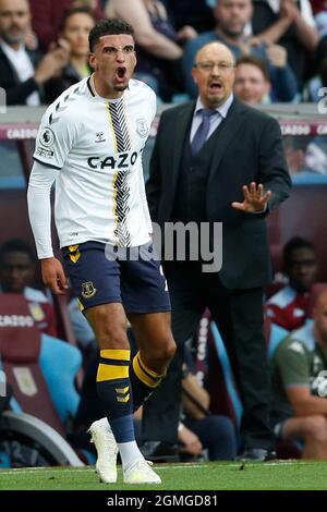 Birmingham, England, 18. September 2021. Ben Godfrey von Everton während des Premier League-Spiels in Villa Park, Birmingham. Bildnachweis sollte lauten: Darren Staples / Sportimage Stockfoto